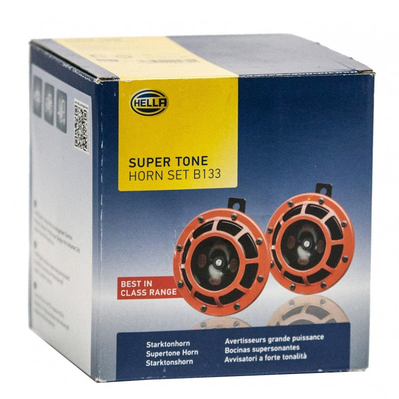 HELLA SUPERTONE HORN KIT - RED