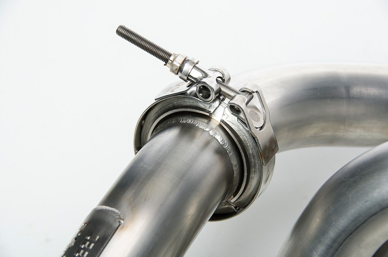 KILLER B 4-1 EQUAL LENGTH HOLY HEADER - WITH V-BAND UP PIPE - 02-14 WRX, 04-21 STI, 05-09 LGT