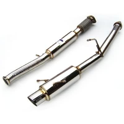 INVIDIA N1 CATBACK SINGLE EXIT EXHAUST - 04-07 STI, 02-07 WRX