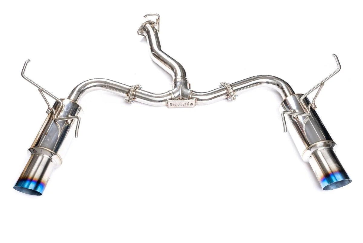 Invidia N1 Dual Stainless Steel Catback Exhaust w/ Titanium Tips - 2022+ WRX