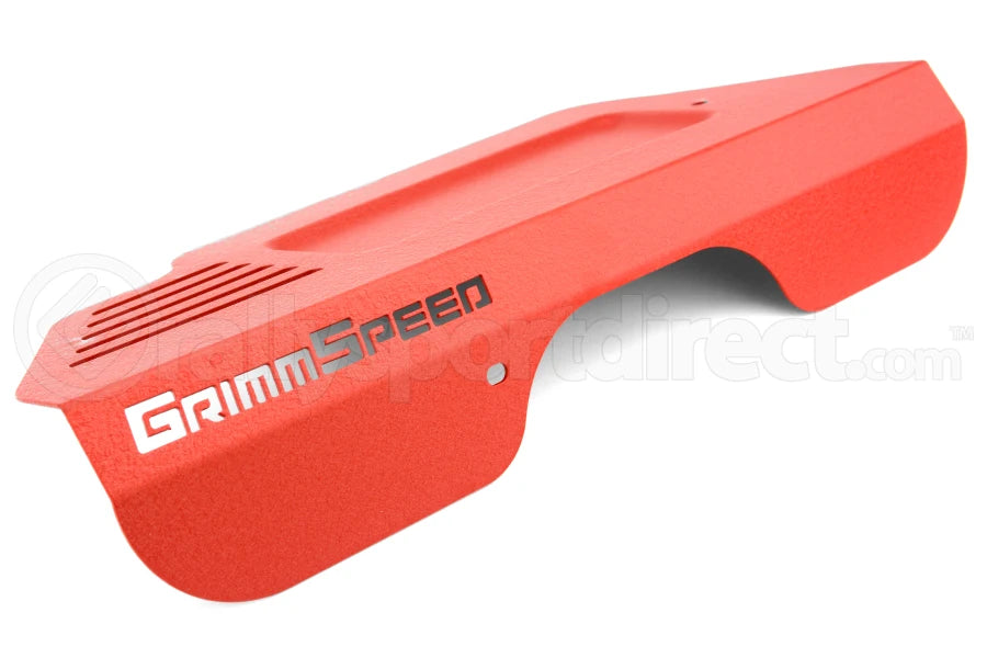 GrimmSpeed Pulley Cover w/ Tool Tray - Textured Red - 13-21 BRZ