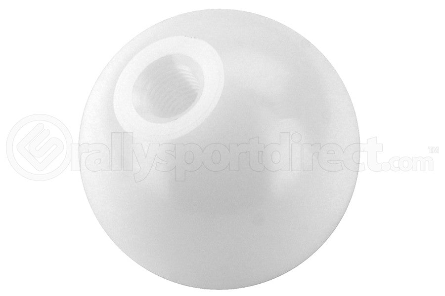 KILLER B MOTORSPORTS WRC STYLE ROUND SHIFT KNOB - WHITE DELRIN - 6SPD SUBARU MODELS