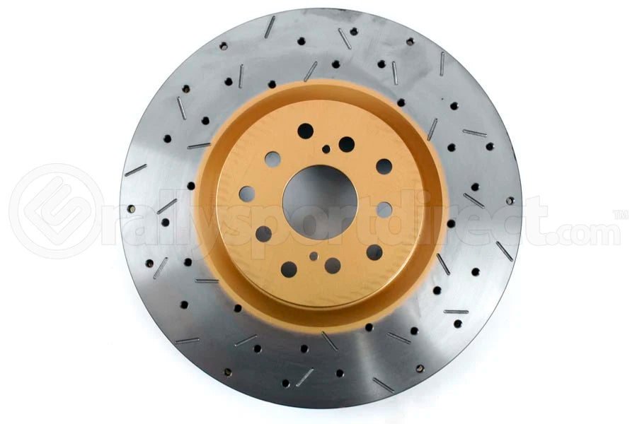 DBA 4000 Series Drilled + Slotted Front Rotor - 2004-2017 STI