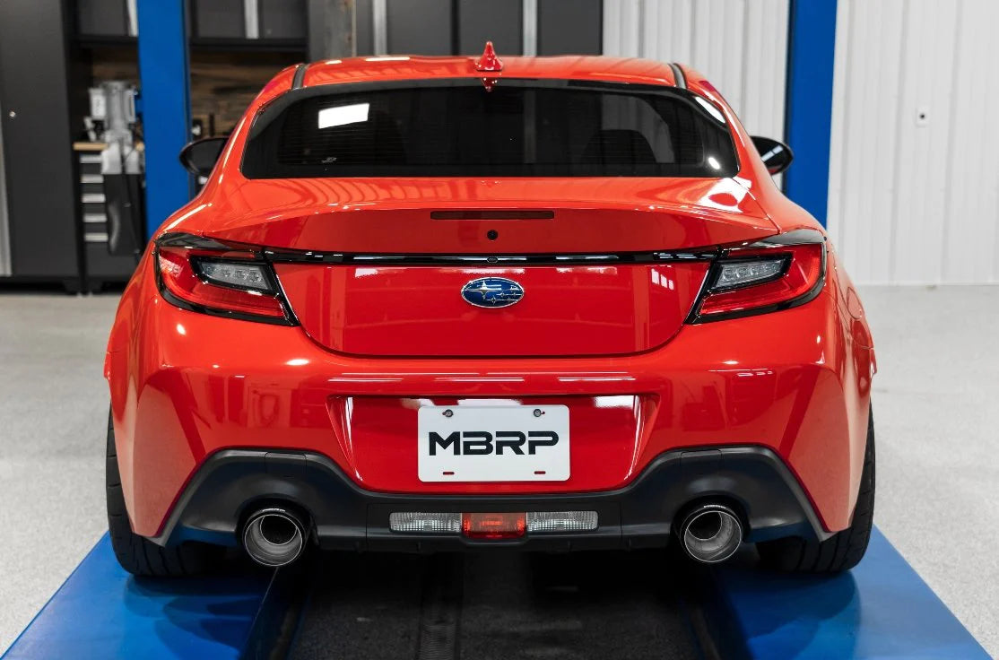 MBRP Armor Pro Series Dual Exit Catback w/ Carbon Fiber Tips - 13-21 BRZ, 2022+ BRZ