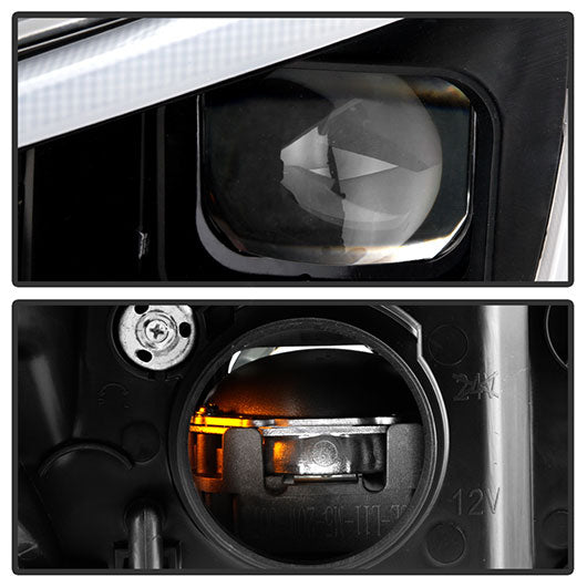 SPYDER APEX LED SERIES HEADLIGHTS - BLACK (LED VEHICLE VERSION) - 2015-2017 WRX/2015-2017 STI, 2018-2021 WRX Base & Premium