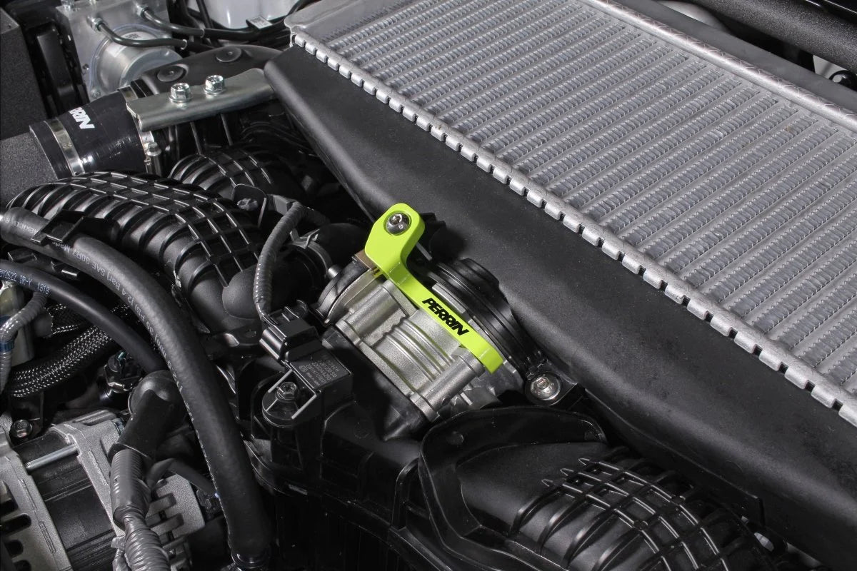 Perrin Top Mount Intercooler Bracket Neon Yellow - 2022+ WRX