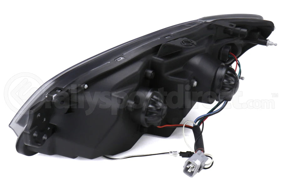 Spec-D Black Projector Headlights Black - WRX/STI 2006-2007