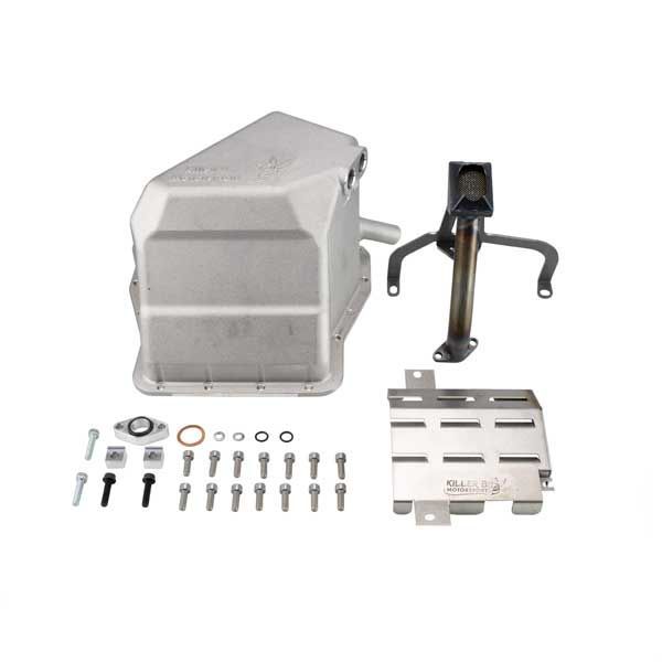Killer B Motorsport Super G Oil Pan w/ High Flow Style Pick and Baffle Combo - Subaru EJ25 - WRX, STi, FXT, LGT, OBXT