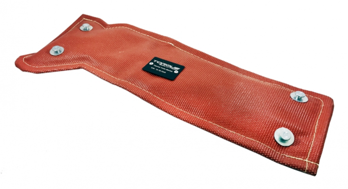 Torque Solution Thermal Turbo Blanket - RED - Most Turbo Subaru Models