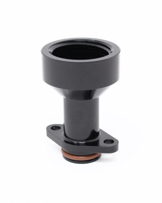 Torque Solution Short Oil Fill Tube - Black - Most Subaru Models