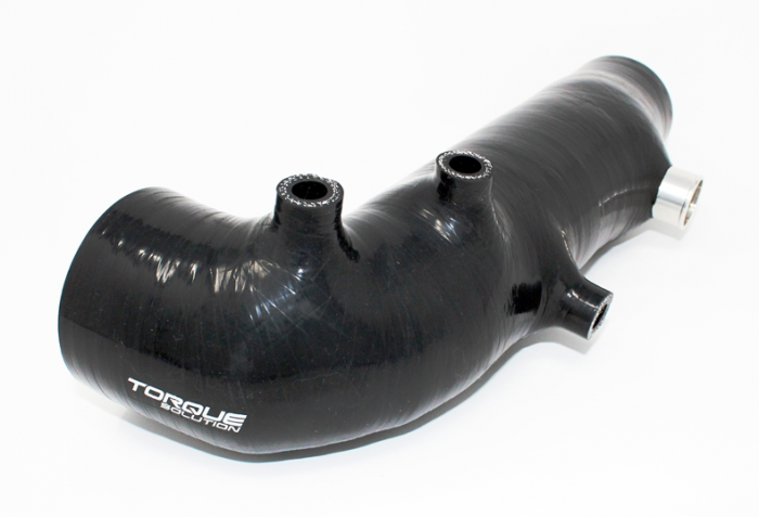 Torque Solution Turbo Inlet Hose Black - 2002-2007 WRX, 2004-2021 STI, 2004-2008 Forester XT