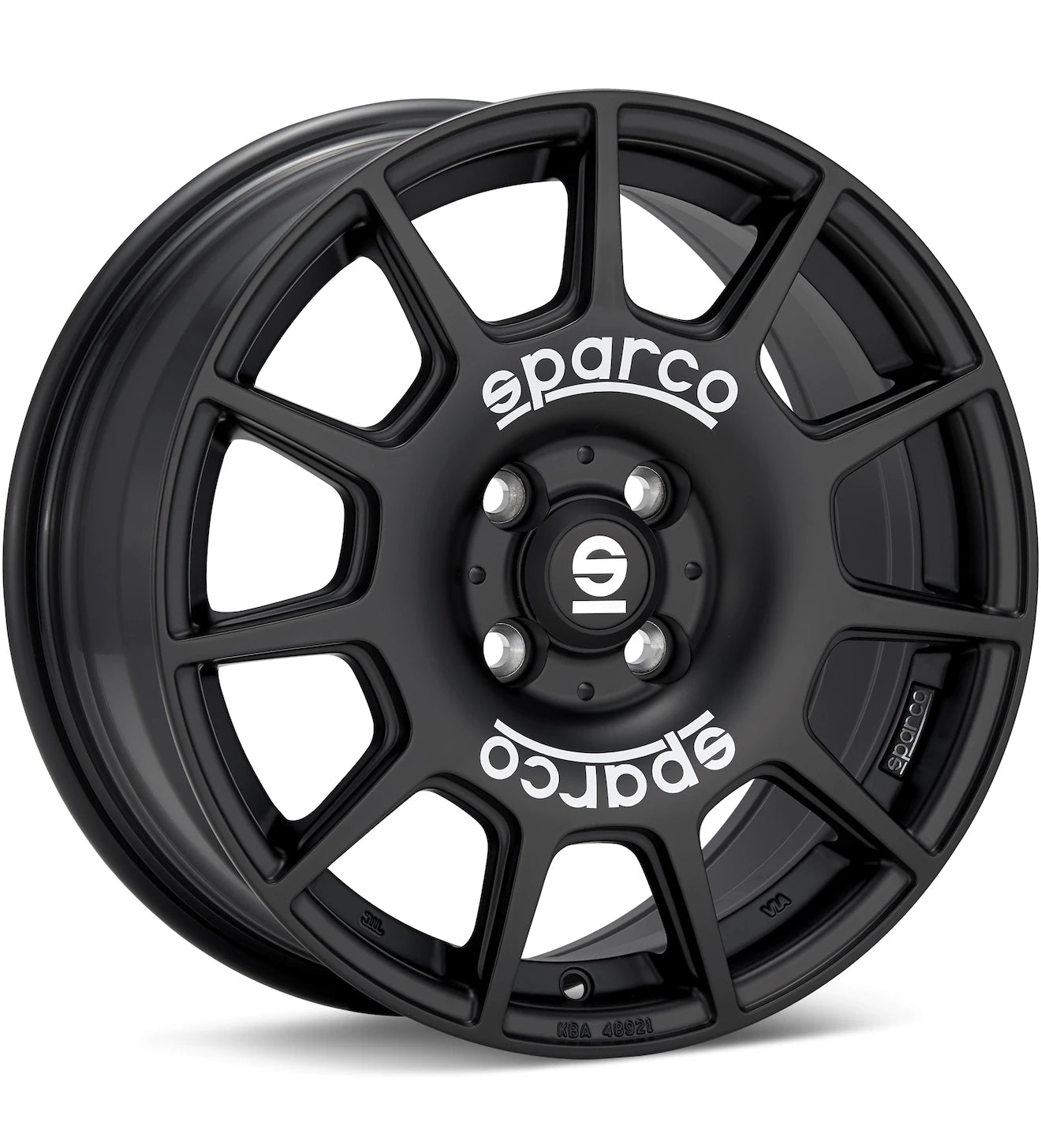 OZ SPARCO TERRA 18 X 8 +45 5 X 114.3 CB73.1 MATTE BLACK WHITE LETTERING