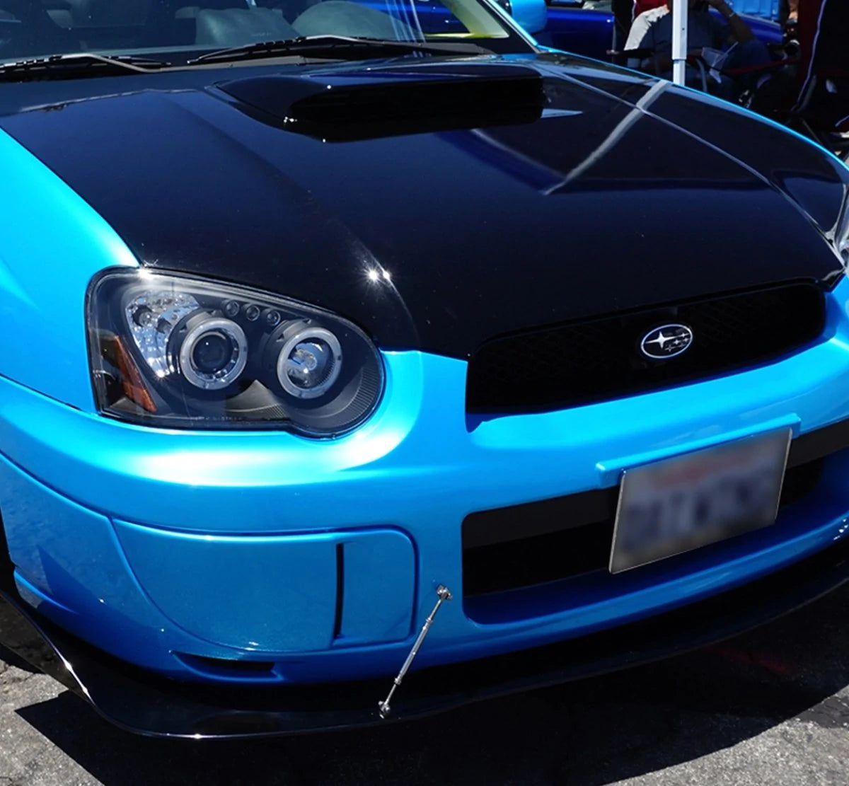 Spec-D Halo Style Projector Headlights w/ Matte Black Base and Clear Lense - 2004-2005 WRX, 2004-2005 STI w/ OEM Halogen Lights
