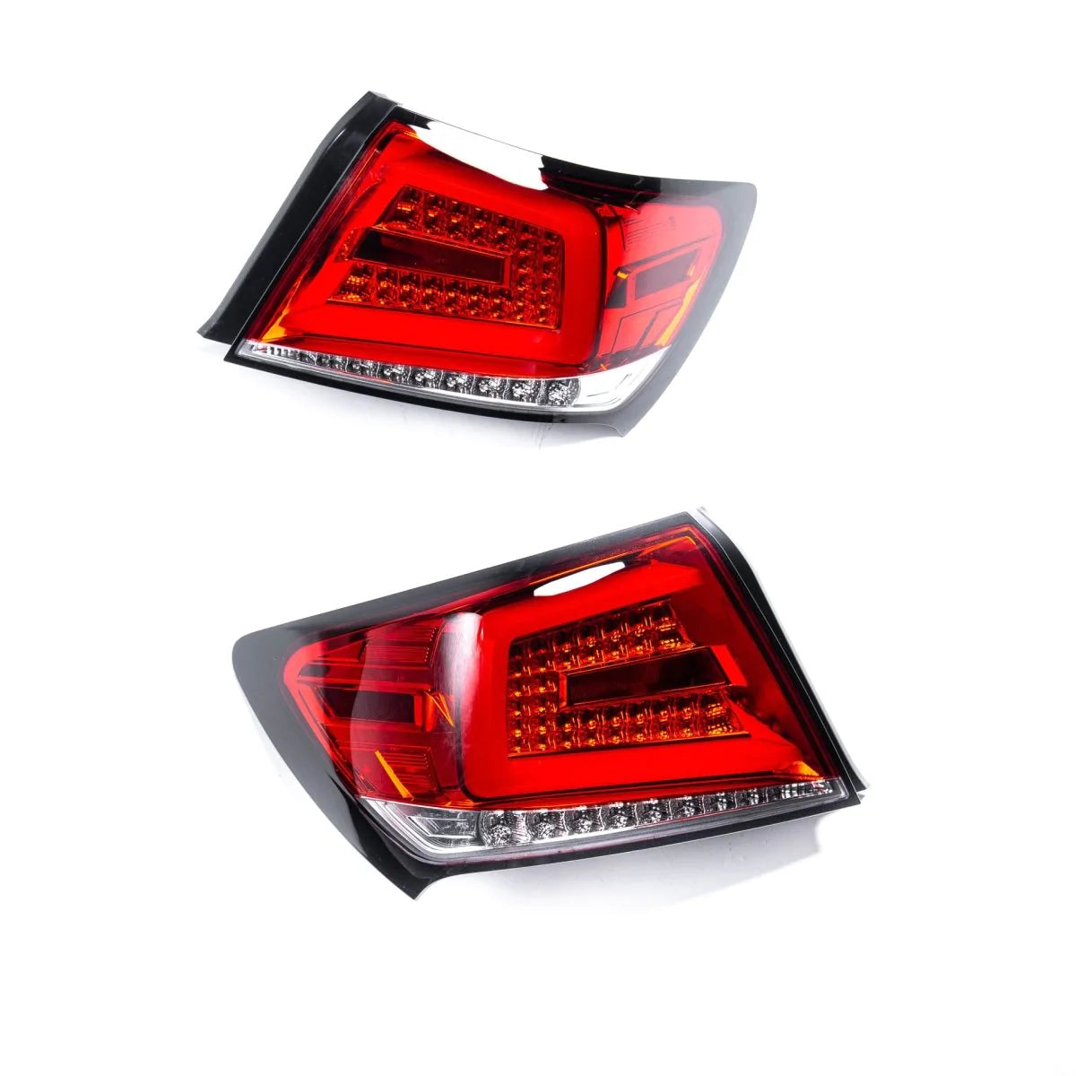 Spec-D Optic Style Sequential LED Tail Lights - 2008-2014 WRX Sedan, 2011-2014 STI Sedan