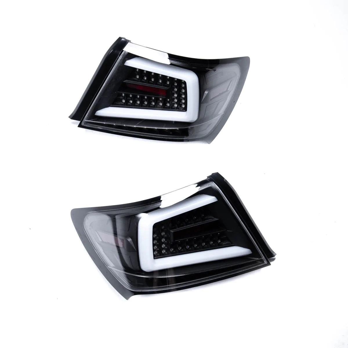 Spec-D Optic Style Sequential LED Tail Lights - 2008-2014 WRX Sedan, 2011-2014 STI Sedan