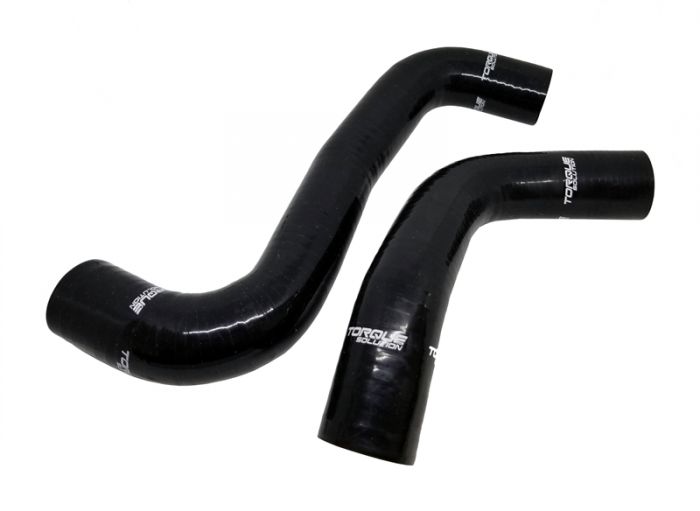 Torque Solution Silicone Radiator Hose Kit Black - 2008-2014 WRX, 2008-2021 STI
