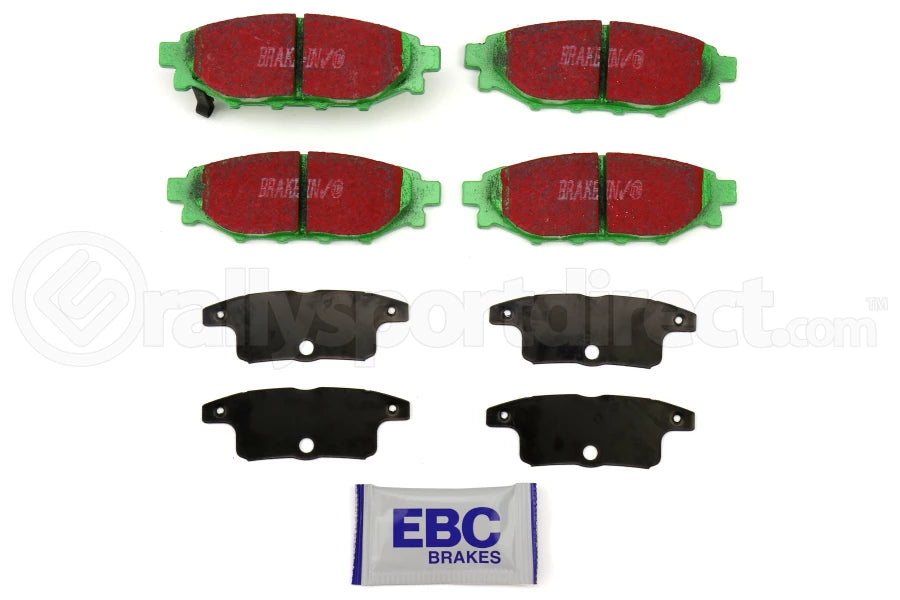 EBC Brakes Greenstuff Rear Brake Pads - 09-13 FXT ,08-21 WRX w/ Steel Calipers
