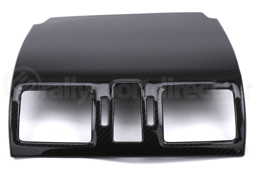 OLM LE Dry Carbon Fiber Center AC Trim Cover - 2015-2021 WRX, 2015-2021 STI