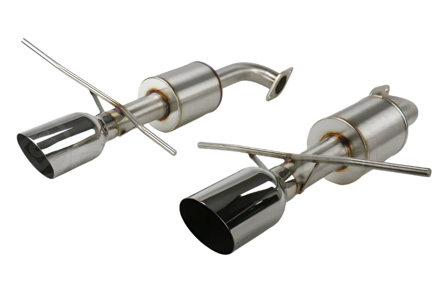 Nameless Performance Axleback Exhaust Dual Exit w/ 5 IN MUFFLERS - Ascent 2019+