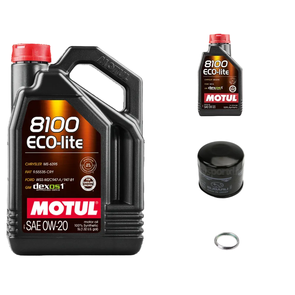 Motul 0W20 ECO-LITE Oil Change Kit - Subaru BRZ 2013-2021