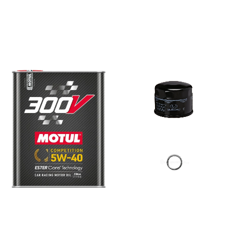 Motul 300V Power Full Synthetic 5W-40 Engine Oil - 2 Liter – Power Oil  Center