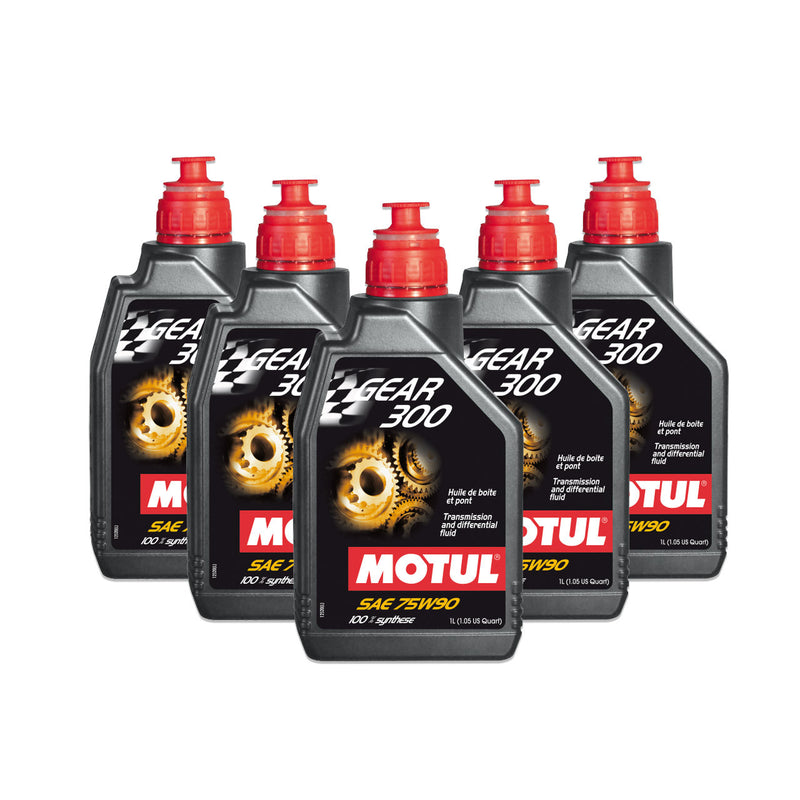 Motul Gear 300 75w90 Transmission Oil Change Package - for STI 6-SPD (Front Diff / Trans)