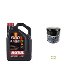 Motul 8100 5W30 X-CLEAN EFE Oil Change Kit - 02-14 WRX, 04-21 STI, 04-13 FXT, 05-09 LGT/OBXT