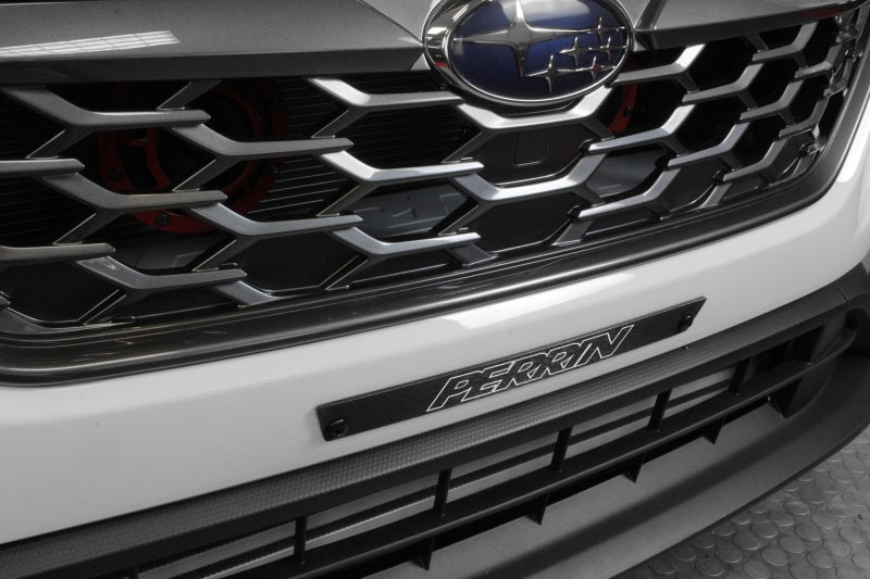 Perrin License Plate Delete Reversible Black - 2022+ WRX