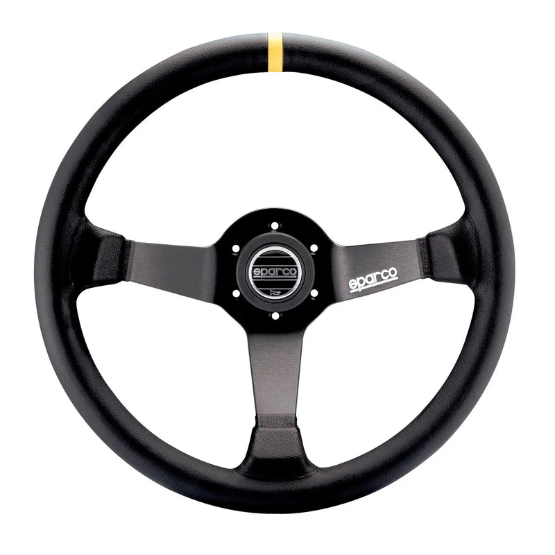 Sparco Strwhl 345 Leather Black