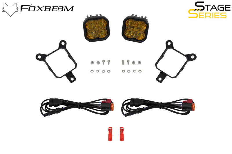Diode Dynamics SS3 Pro Yellow Fog Light Kit - 2022-2025 WRX