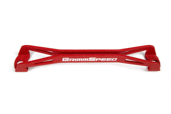 GRIMMSPEED LIGHTWEIGHT BATTERY TIEDOWN - UNIVERSAL SUBARU - RED