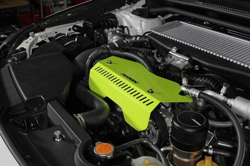 Perrin Pulley Cover - Neon Yellow - 2022+ WRX