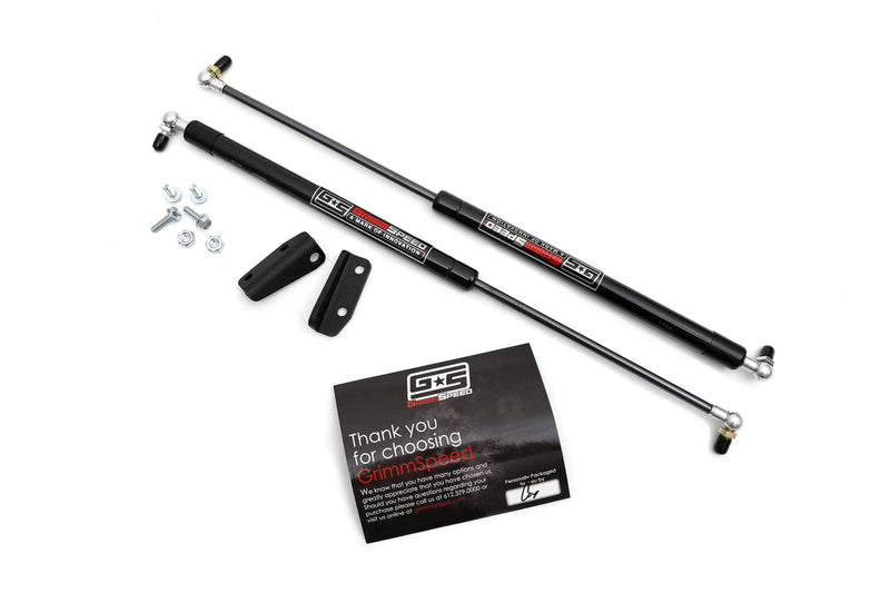 GRIMMSPEED HOOD STRUTS - '08-14 WRX/STI