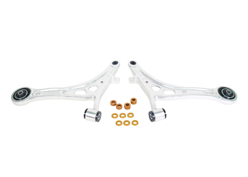 Whiteline Alloy Front Lower Control Arms with Caster Correction - Pair - 2015-2021 WRX / 2015-2021 STI