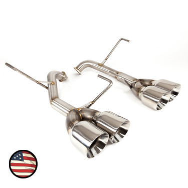 NAMELESS PERFORMANCE Axleback Exhaust - Muffler Delete - 4" Double Wall - 2011-2014 WRX/STi Sedan