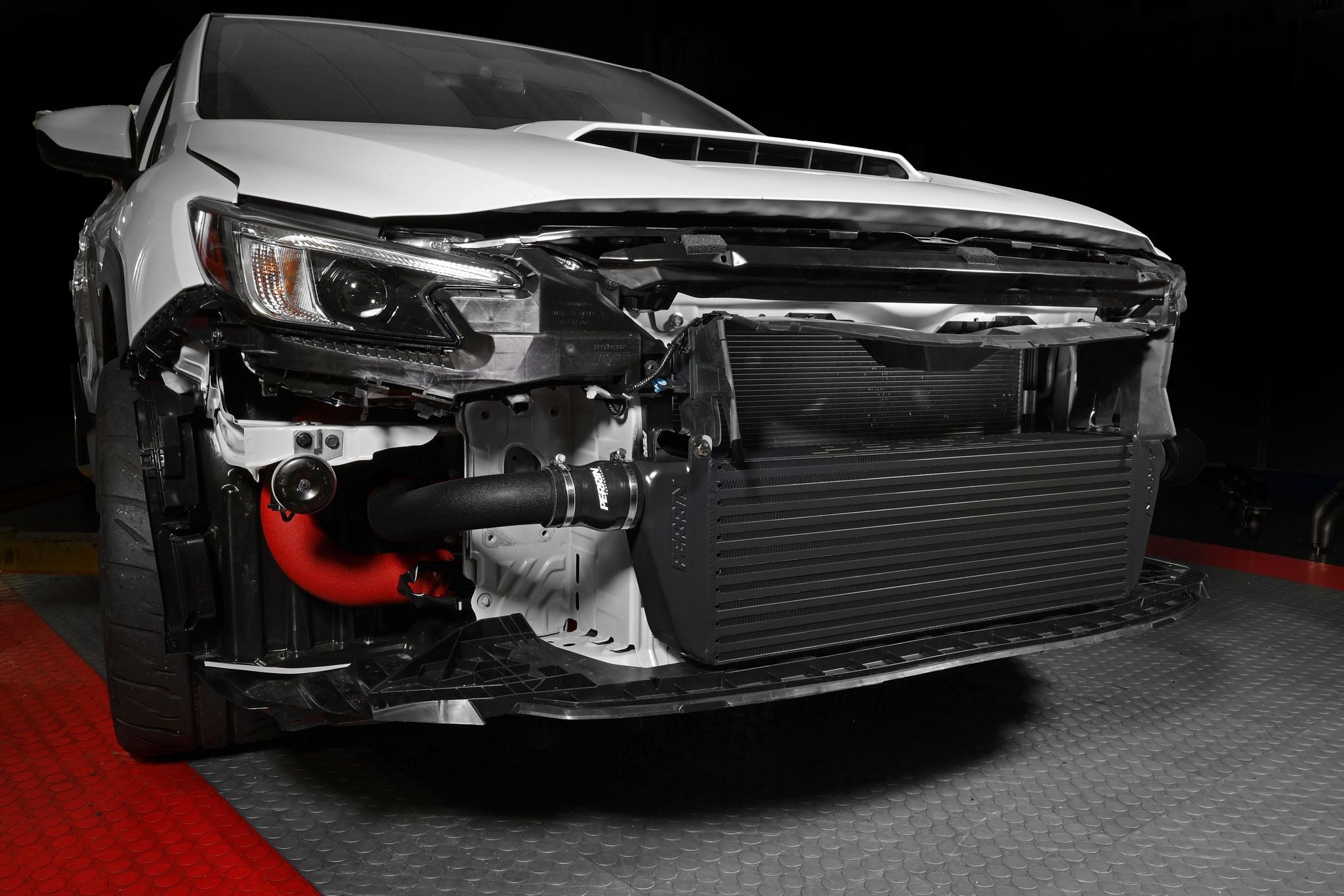 PERRIN FRONT MOUNT INTERCOOLER KIT - Black Tubes & Black Core - 2022+ WRX