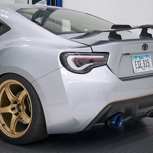 OLM DL Style Carbon Fiber Gooseneck Spoiler - 2013-2016 Scion FR-S, 2013-2021 BRZ, 2017-2020 Toyota 86