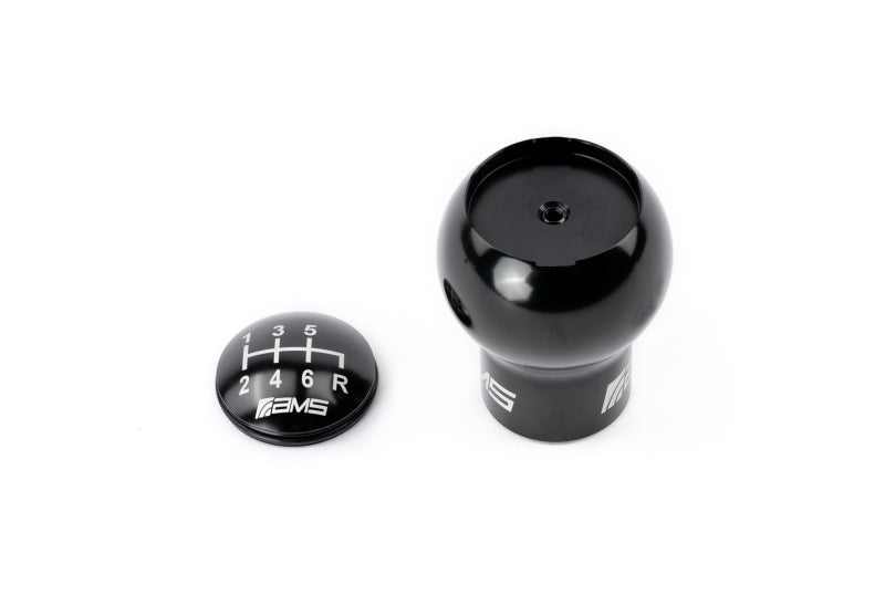 AMS Performance Billet Aluminum Shift Knob w/ Interchangeable Cap - 6 Speed Models