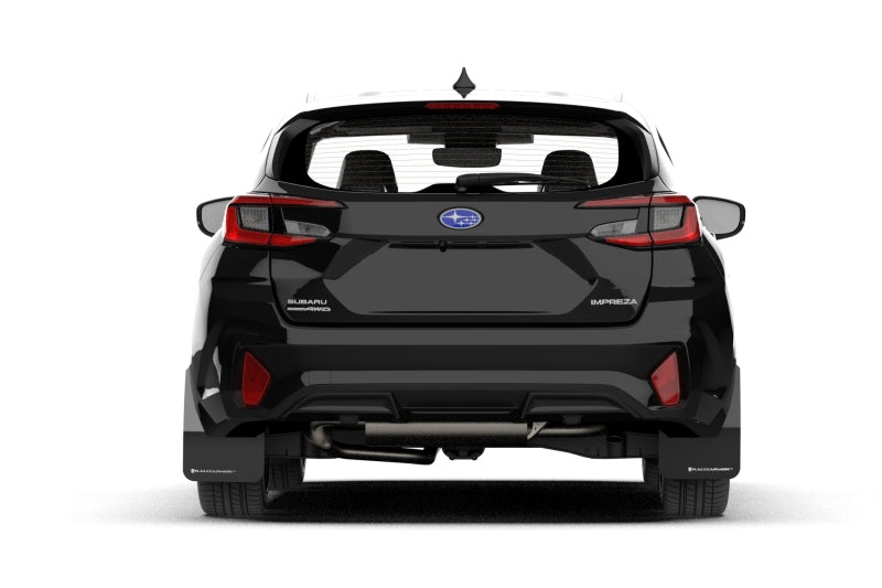 Rally Armor Black UR Mud Flap w/ White Logo - 2024-2026 Subaru Impreza