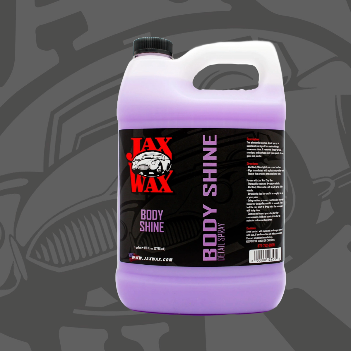 Jax Wax Body Shine Detail Spray