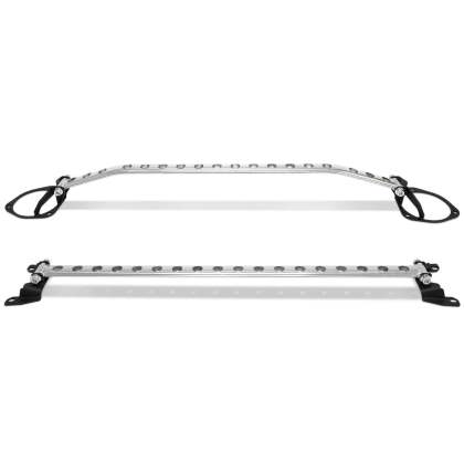 BLOX Racing Front And Rear Strut Tower Bars With Holes  - 2015-2021 WRX, 2015-2021 STI