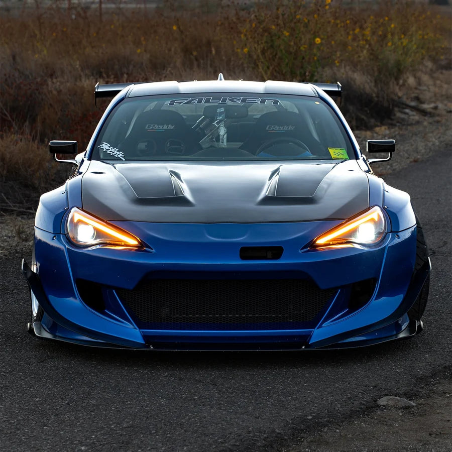 AlphaRex BRZ LUXX-Series LED Projector Headlights Black -  13-21 BRZ / FR-S / GT86