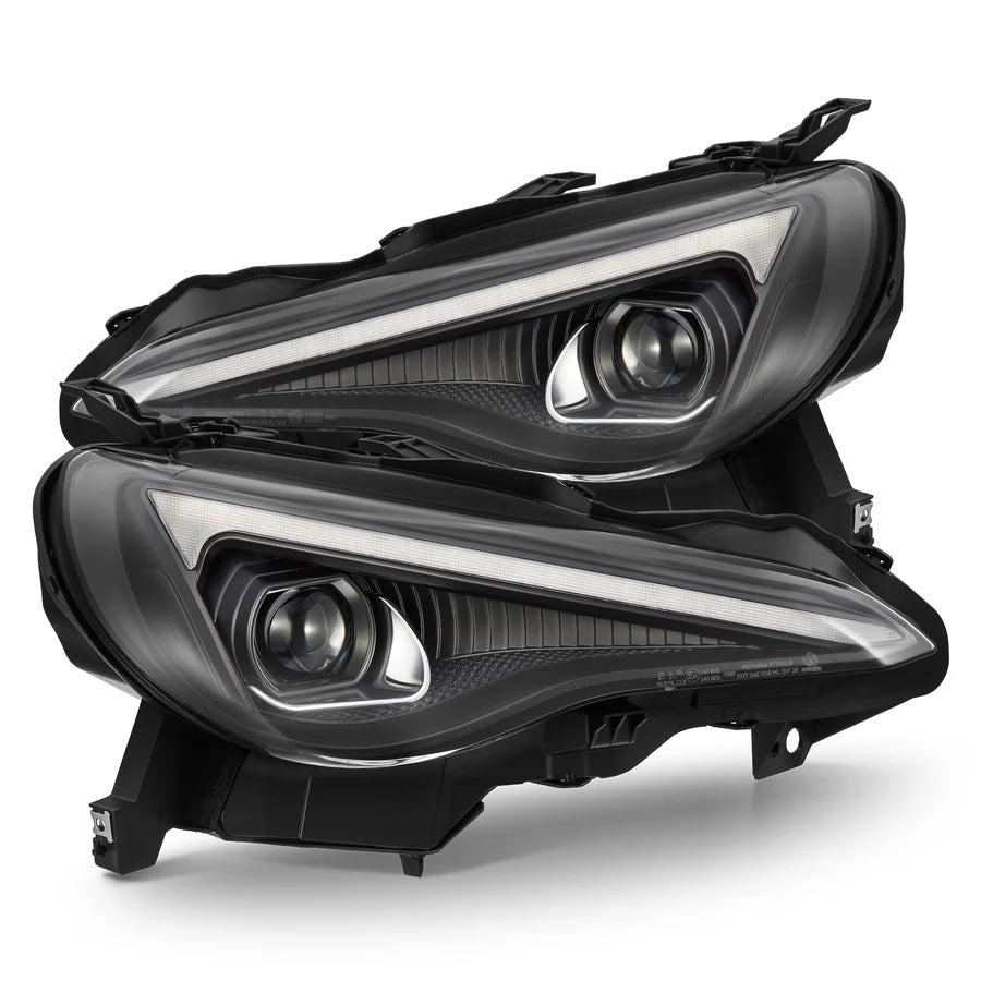 AlphaRex BRZ LUXX-Series LED Projector Headlights Black -  13-21 BRZ / FR-S / GT86