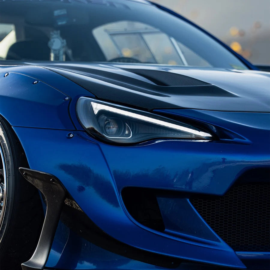 AlphaRex BRZ LUXX-Series LED Projector Headlights Black -  13-21 BRZ / FR-S / GT86