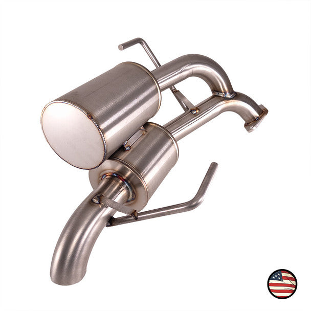 Nameless Axleback Exhaust - Dual Chamber with 5" Muffler -  2015-2019 Outback 2.5