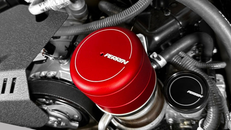 Perrin Oil Filter Cover - RED - 2015-2021 WRX, 2022+ WRX 2013-2021 BRZ, 2022+ BRZ