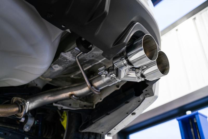 MBRP 2.5in Dual Split Rear Exit w/ 3.5in Tips - T304 - 2015-2021 WRX, 2015-2021 STI