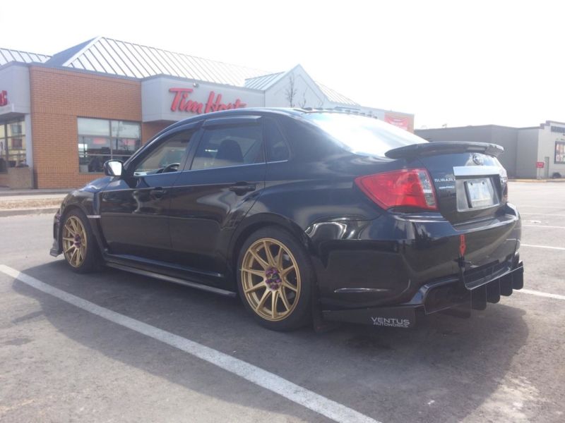 Ventus Autoworks Rear Diffuser - 2011-2014 Subaru WRX/STI Sedan