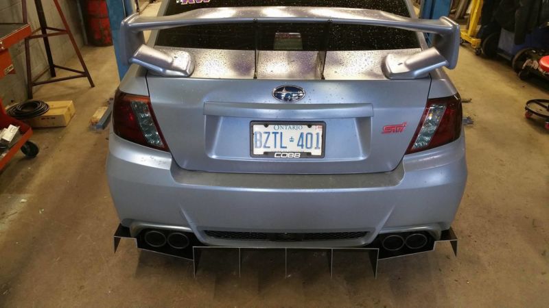 Ventus Autoworks Rear Diffuser - 2011-2014 Subaru WRX/STI Sedan