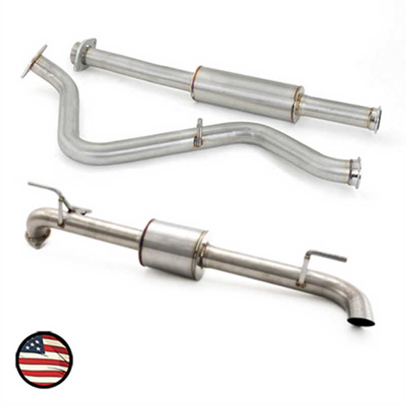 Nameless Catback Exhaust - 5" Muffler - Turndown - 2012-2016 Impreza Wagon, 2013-2017 Crosstrek